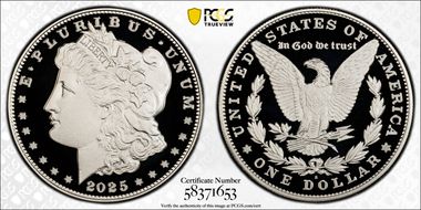 2025-S $1 Morgan Dollar PR70DCAM