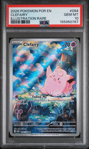 2026 Pokemon Illustration Rare #094 Clefairy front