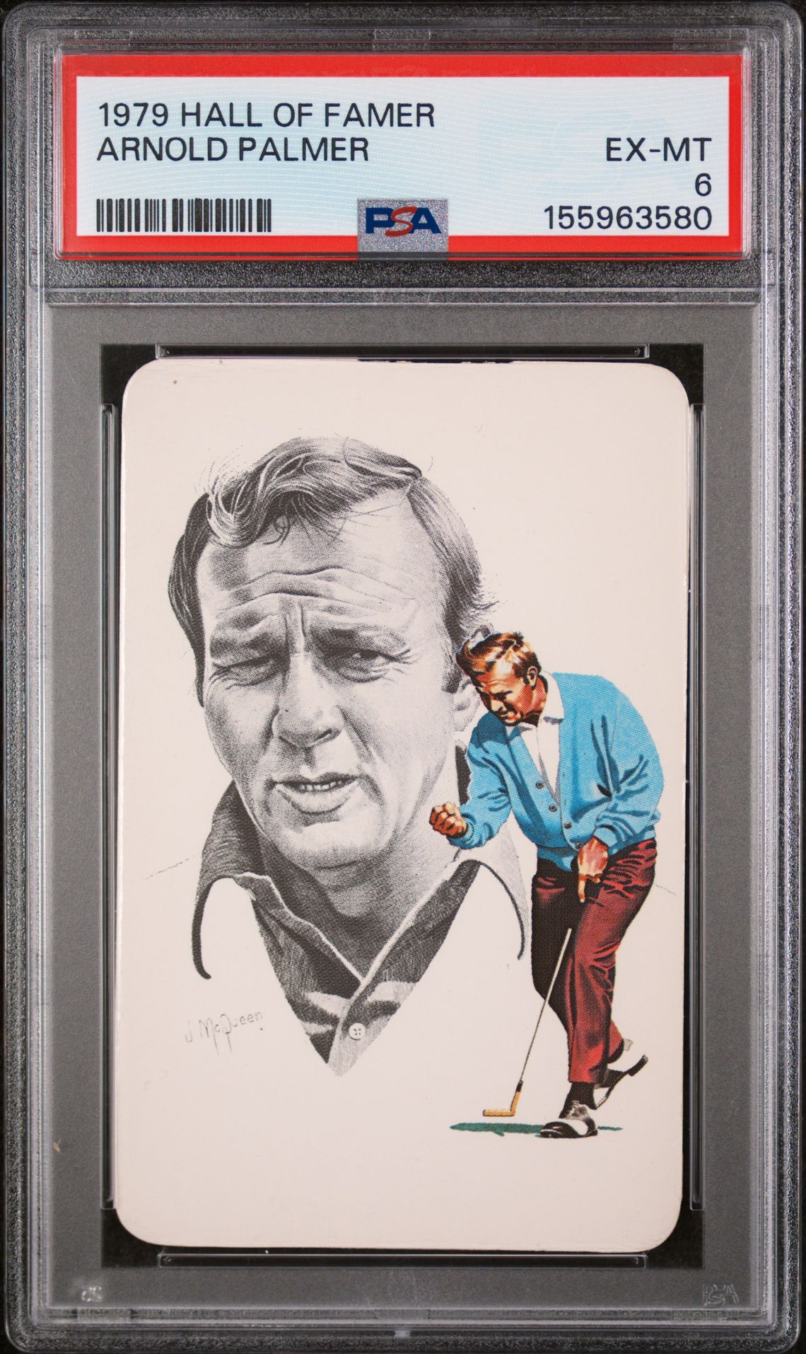 1979 HALL OF FAMER Arnold Palmer front