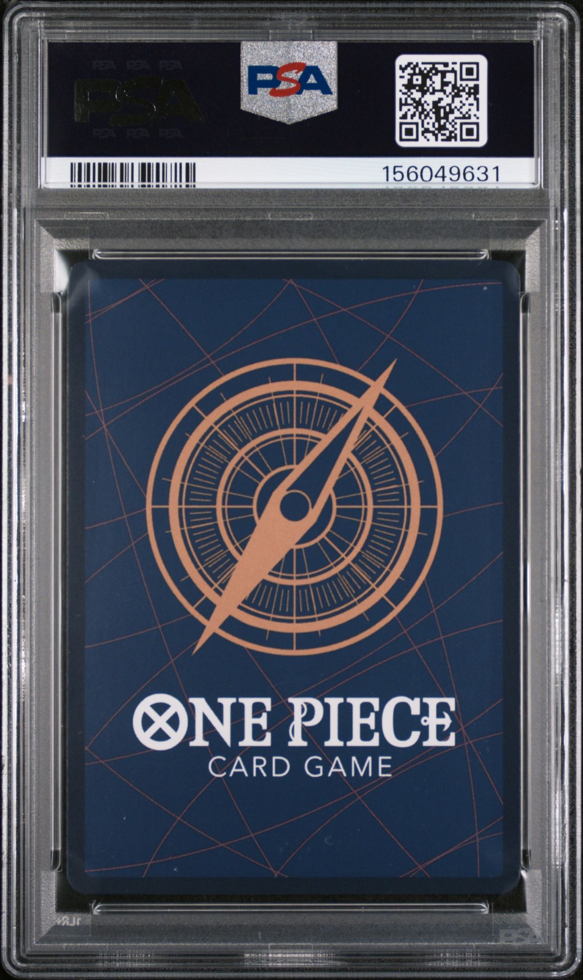 2025 One Piece Op11-A Fist Of Divine Speed Monkey D. Luffy #118 (Alternate Art) Gem Mt 10 back view - PSA certificate #156049631