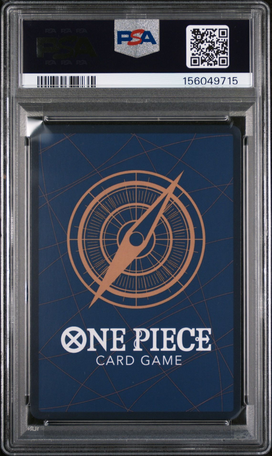 2022 One Piece Op01-Romance Dawn King #096 (Alternate Art-Errata) Gem Mt 10 back view - PSA certificate #156049715