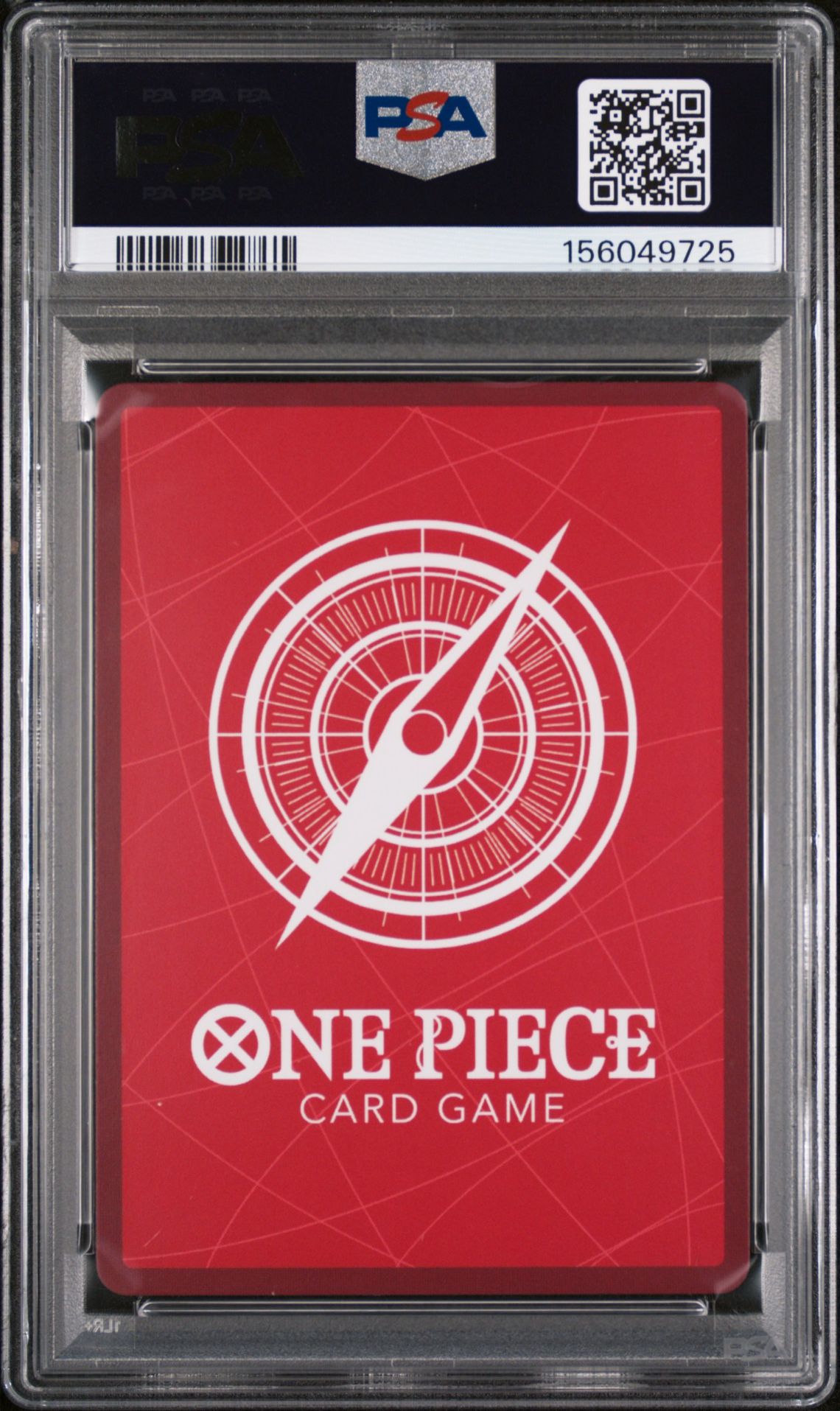 2026 One Piece Starter Deck St29-Egghead Monkey D. Luffy #001 (Black & White Alt Art) Gem Mt 10 back view - PSA certificate #156049725