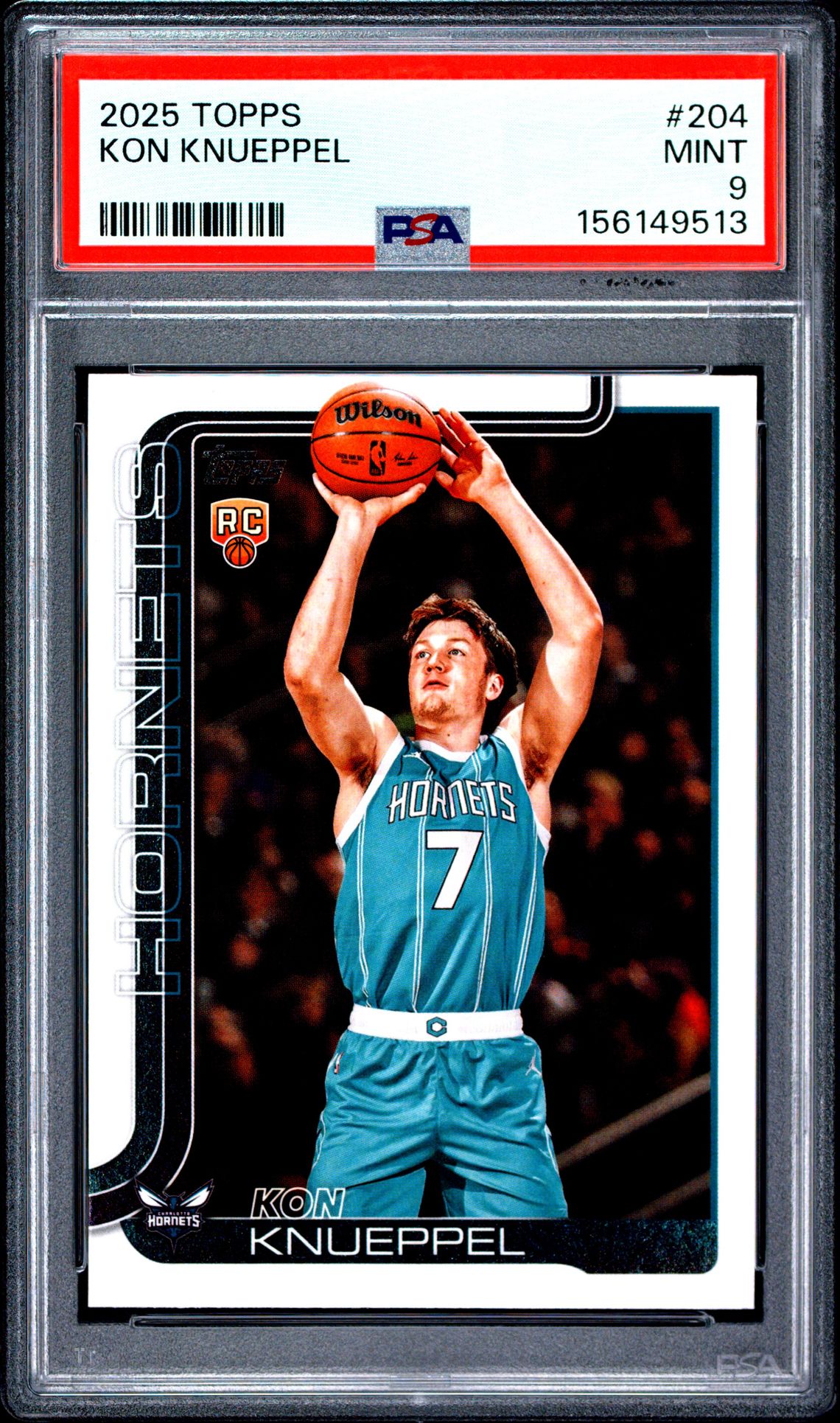 2025 Topps Kon Knueppel #204 Mint 9 front