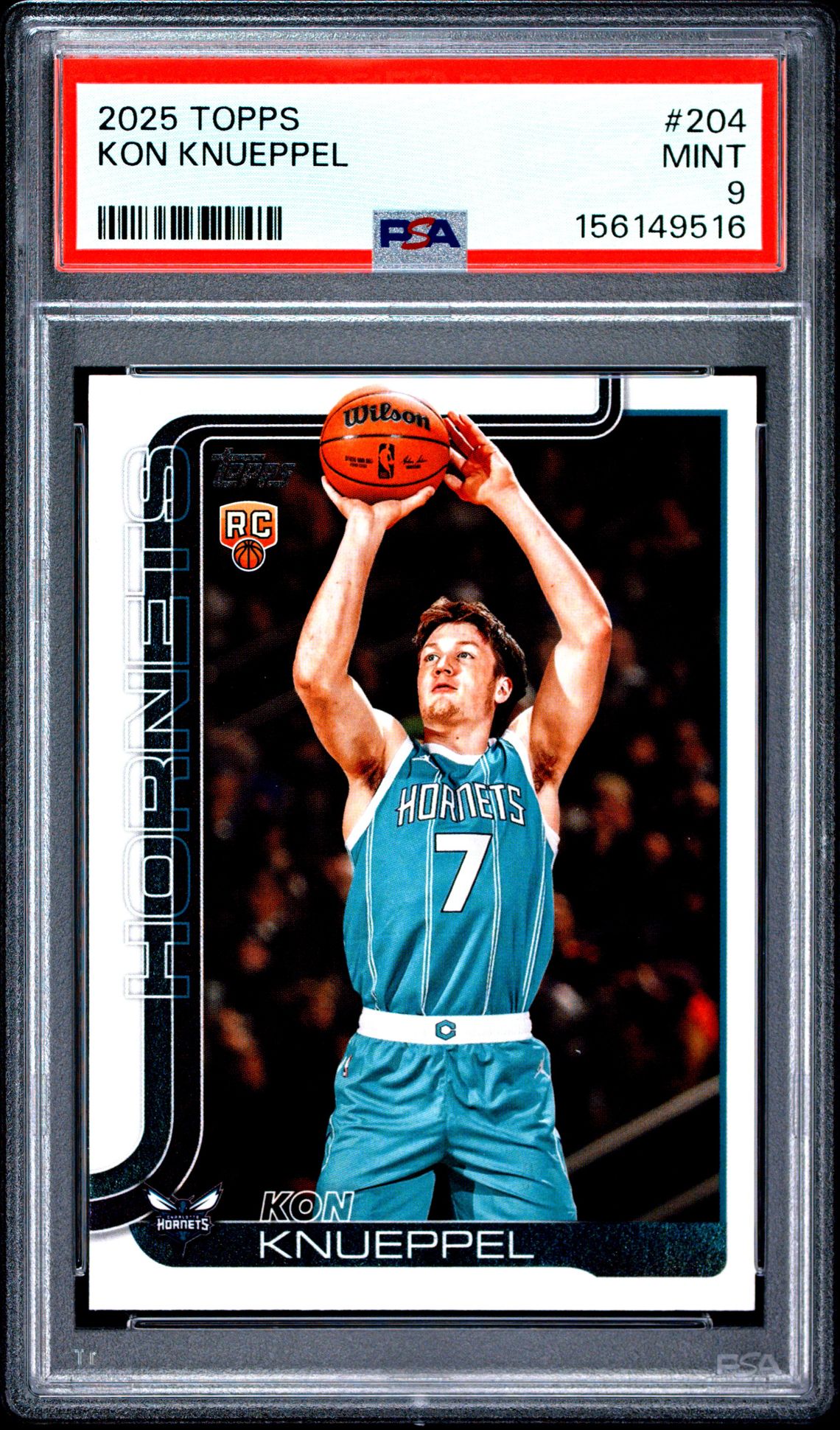 2025 Topps Kon Knueppel #204 Mint 9 front