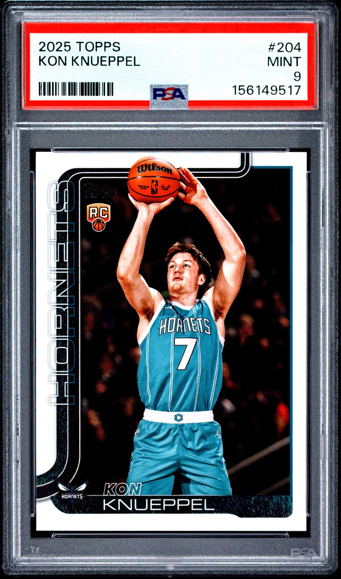 2025 Topps Kon Knueppel #204 Mint 9 front
