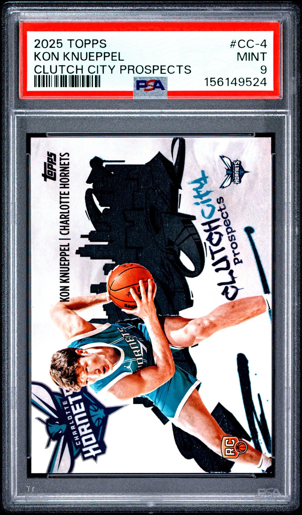 2025 Topps Clutch City Prospects Kon Knueppel #Cc-4 Mint 9 front