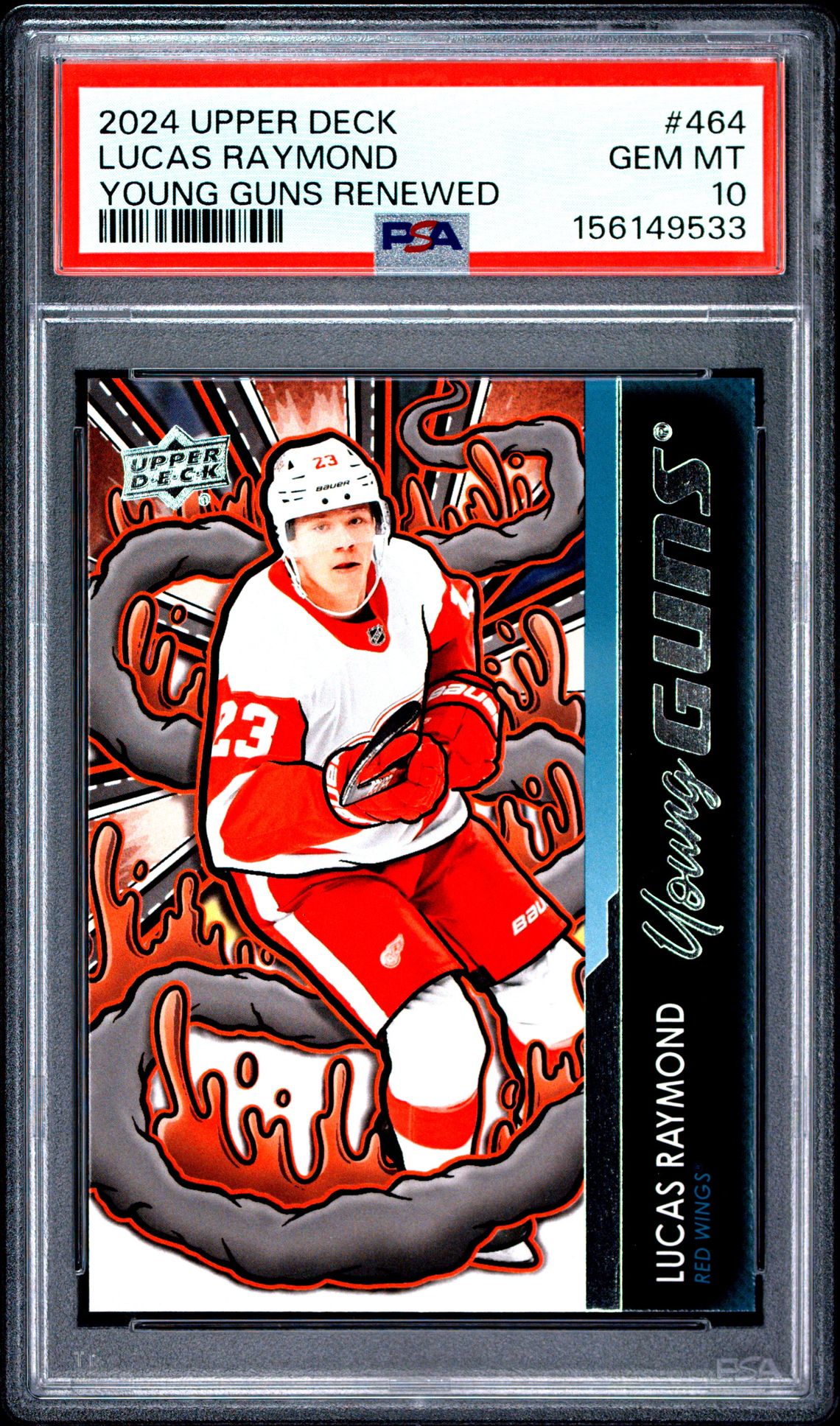 2024 Upper Deck Young Guns Renewed Lucas Raymond #464 Gem Mt 10 front