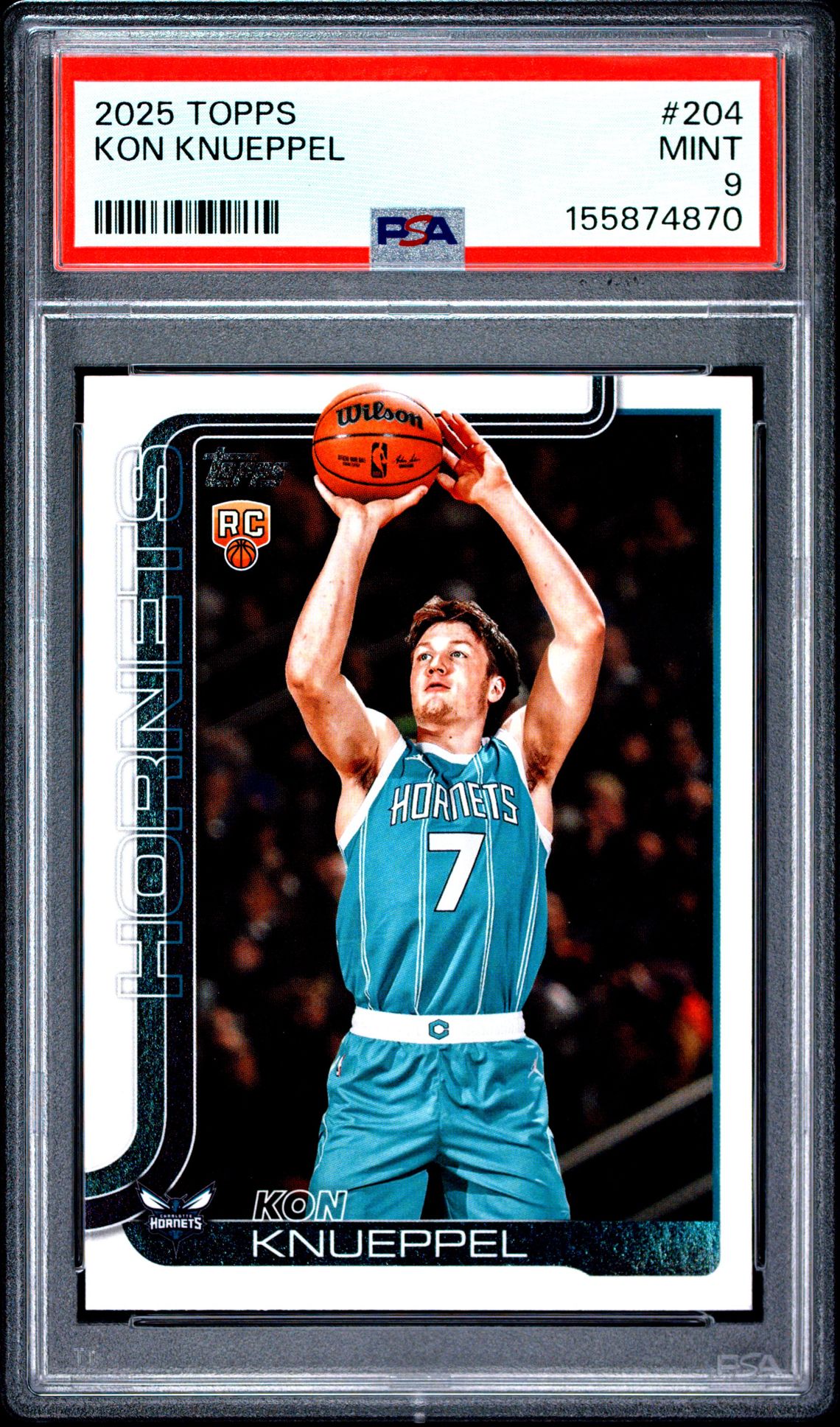 2025 Topps Kon Knueppel #204 Mint 9 front
