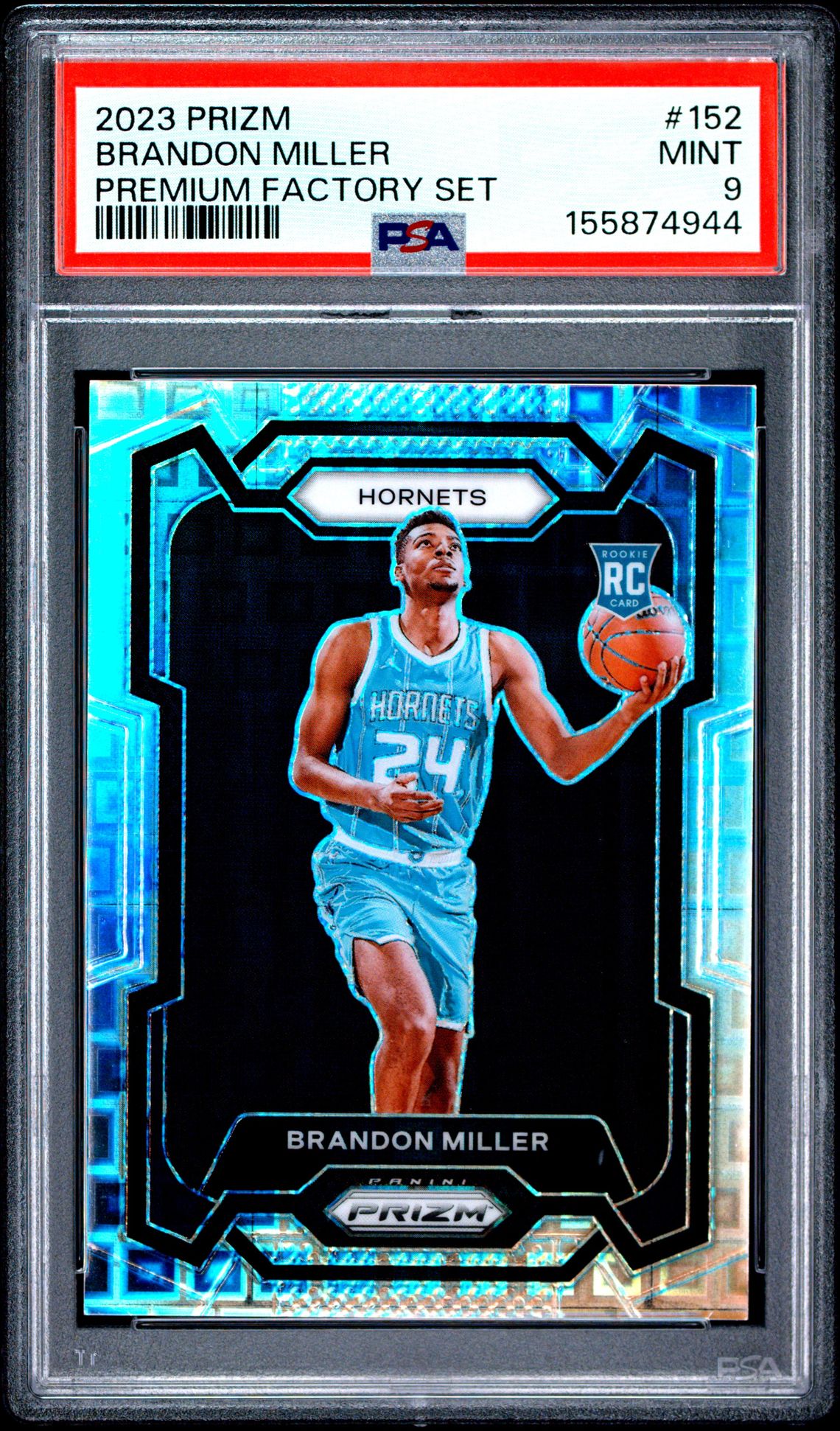 2023 Panini Prizm Brandon Miller #152 (Premium Factory Set) Mint 9 front