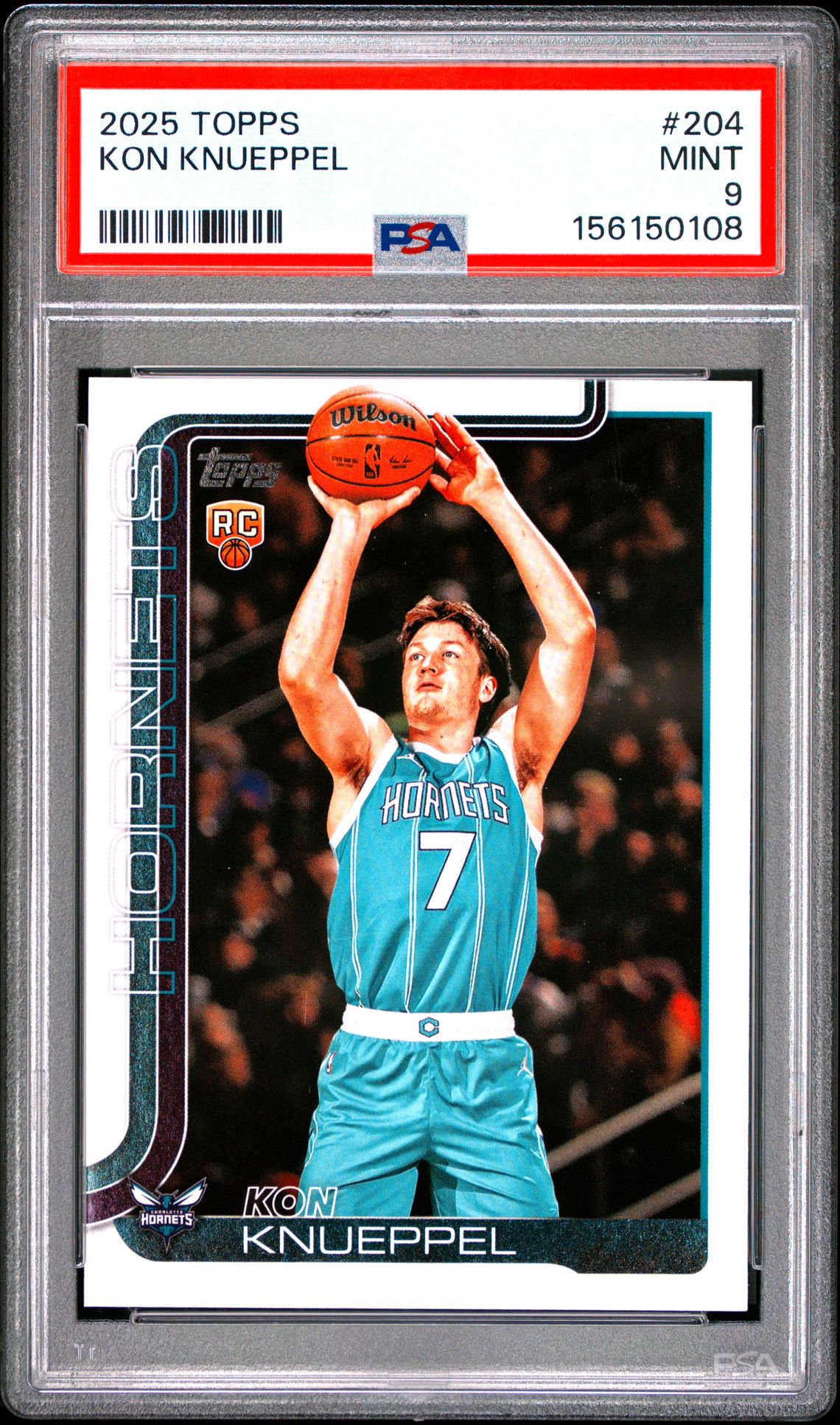 2025 Topps Kon Knueppel #204 Mint 9 front