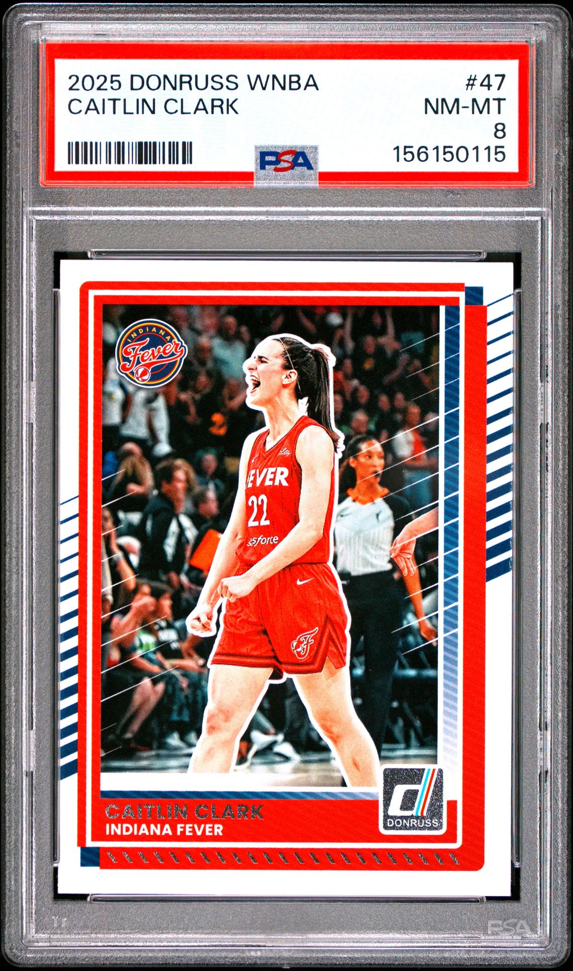 2025 Panini Donruss Wnba Caitlin Clark #47 Nm-Mt 8 front