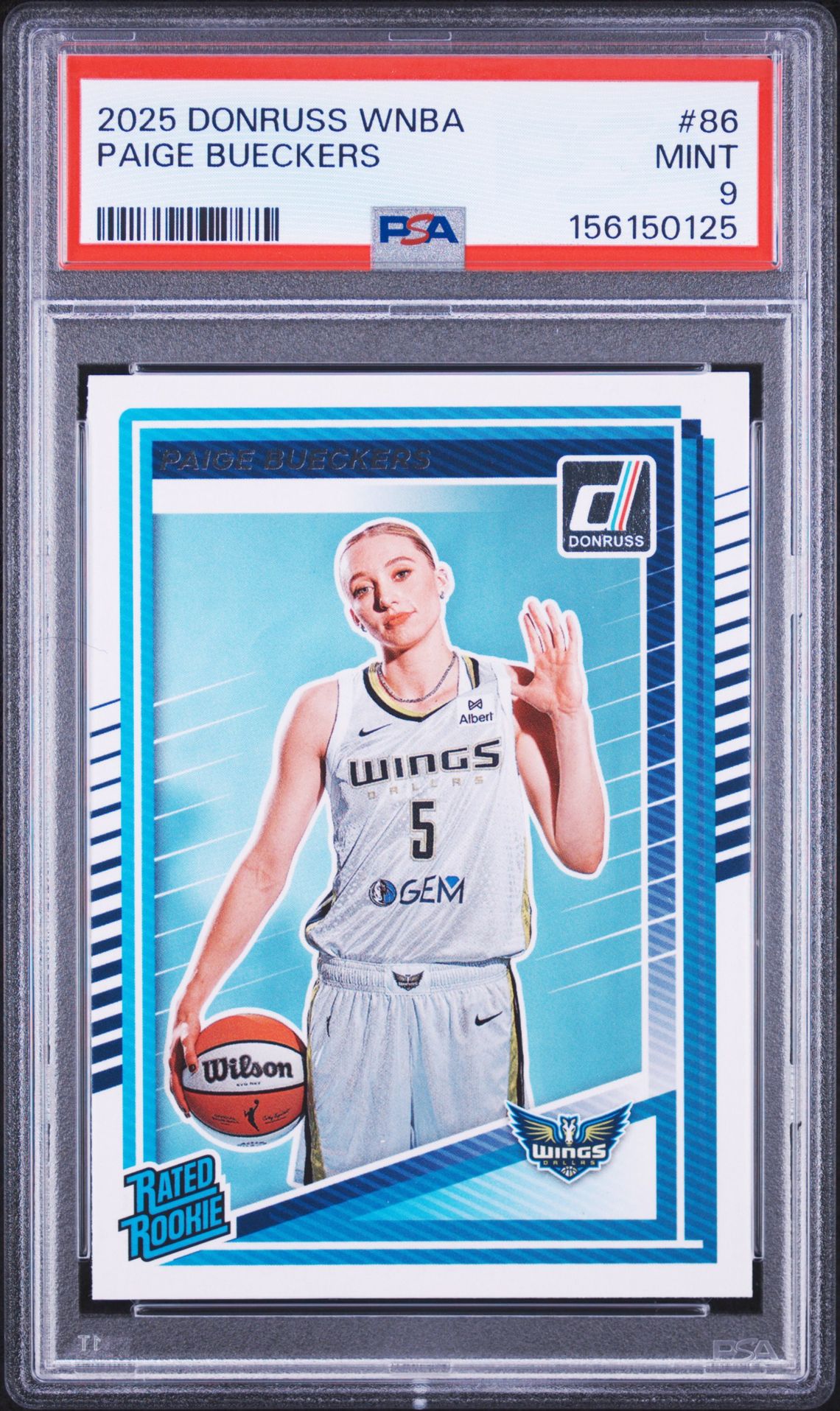 2025 Panini Donruss Wnba Paige Bueckers #86 Mint 9 front