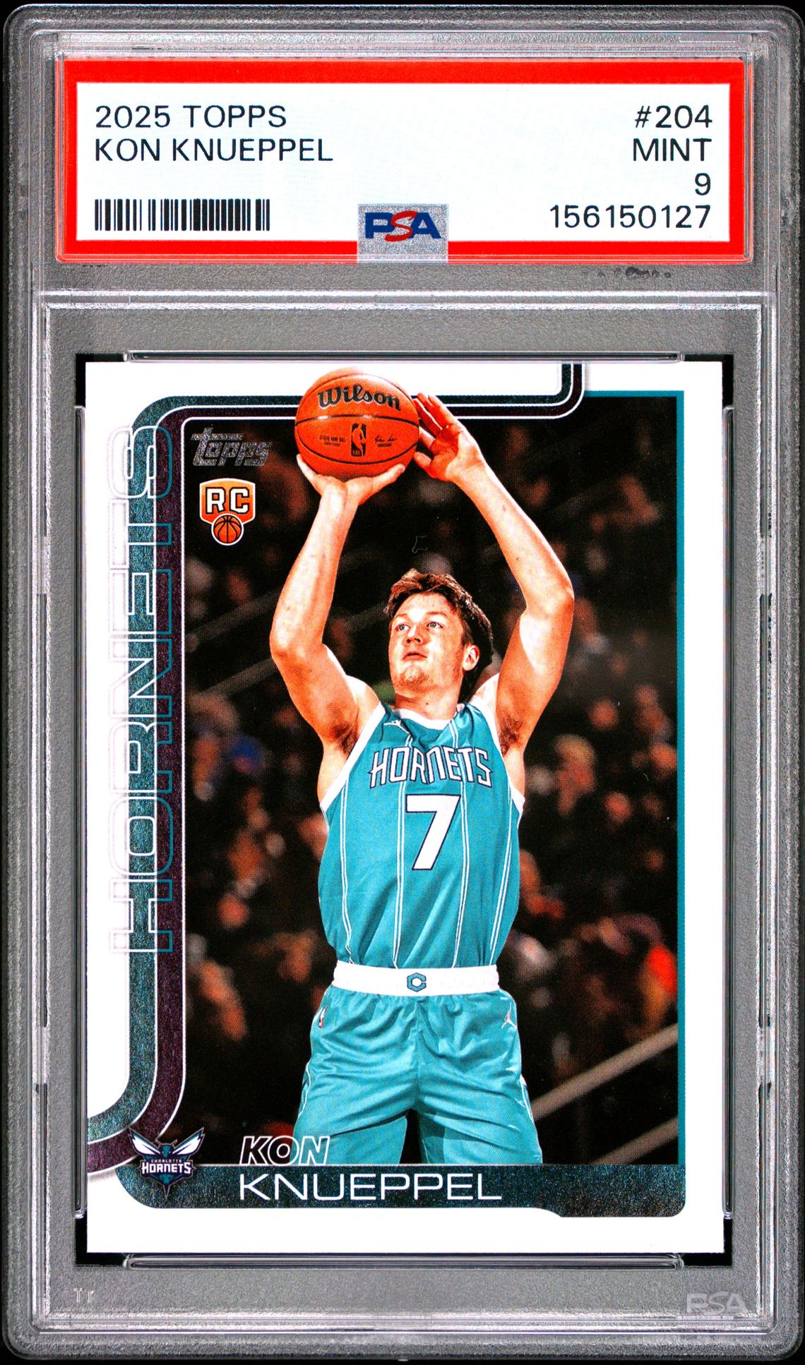 2025 Topps Kon Knueppel #204 Mint 9 front