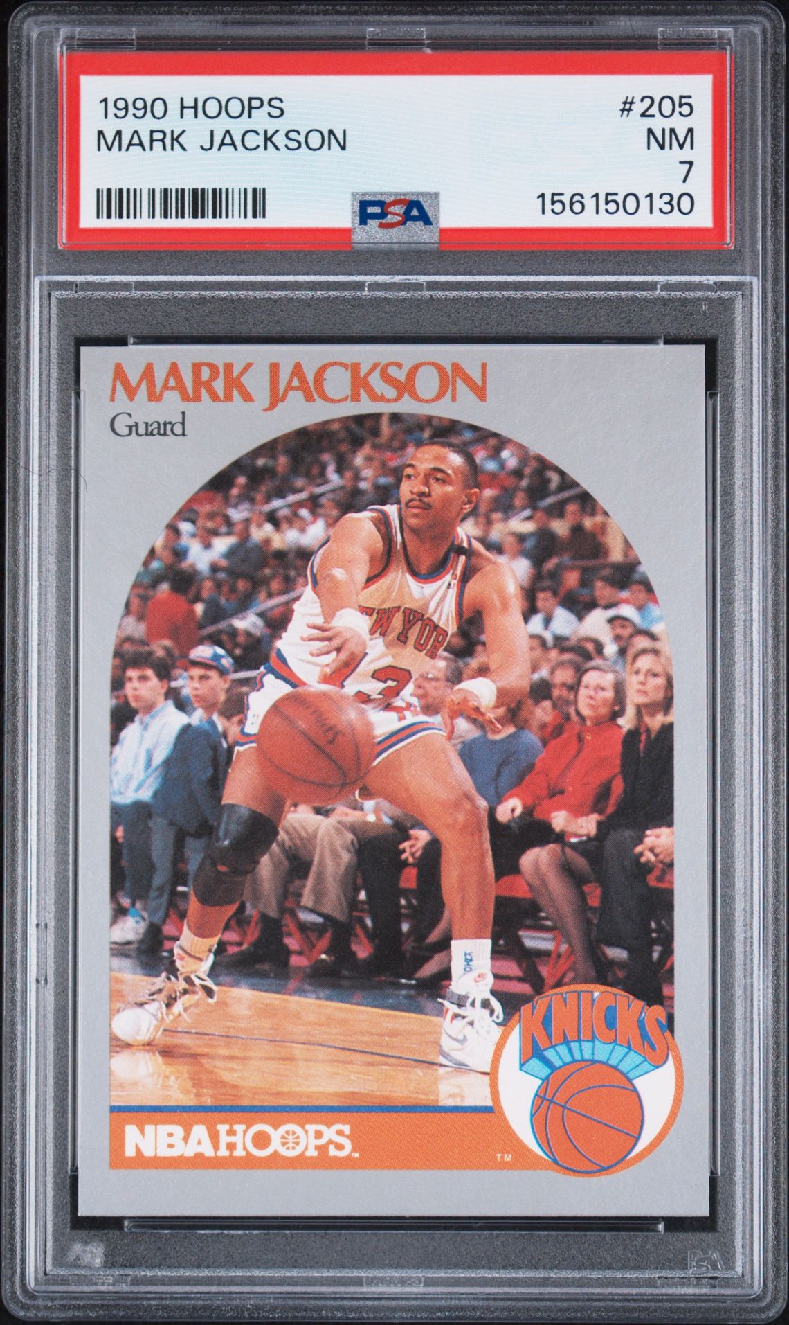 1990 Hoops Mark Jackson #205 Nm 7 front