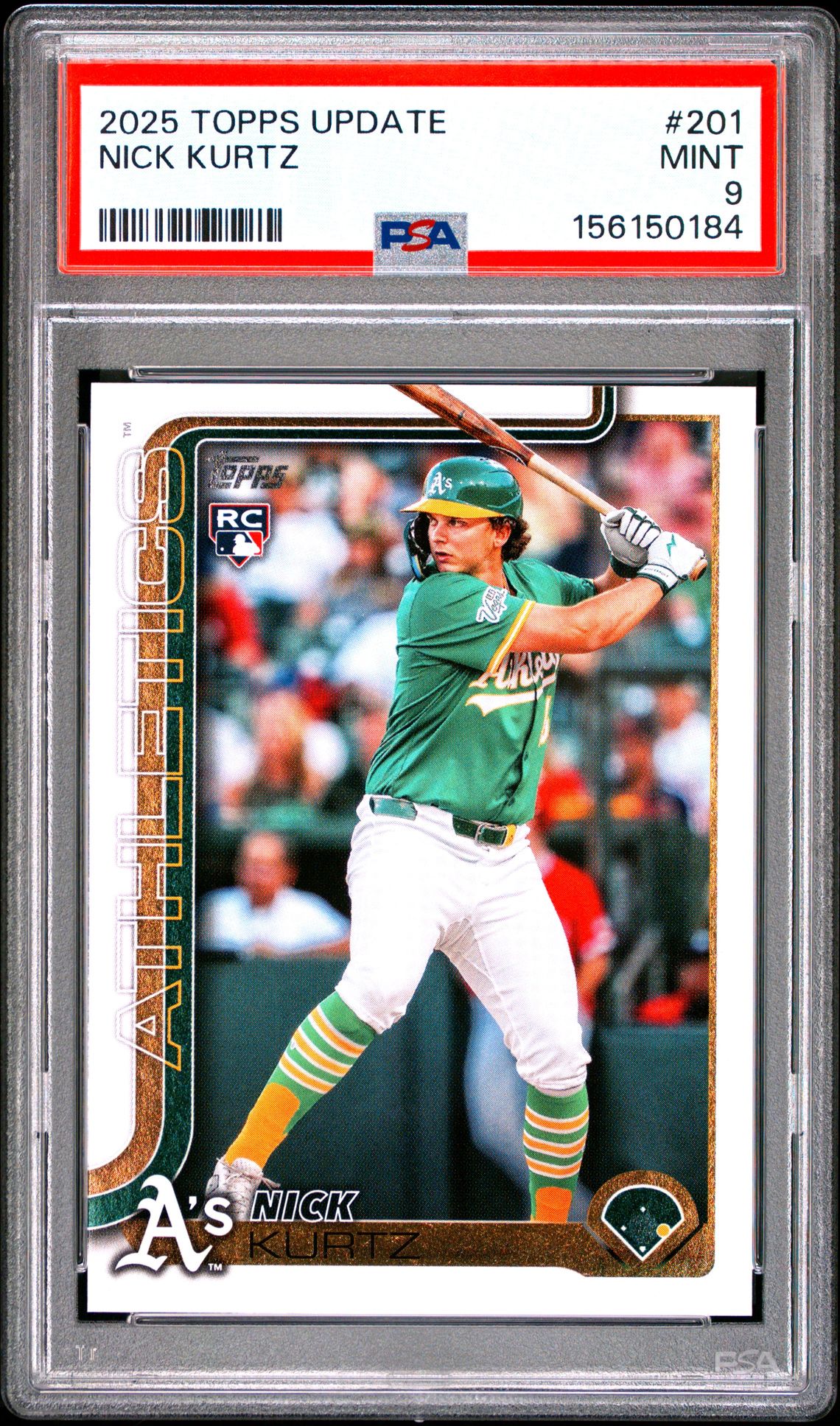 2025 Topps Update Nick Kurtz #201 Mint 9 front
