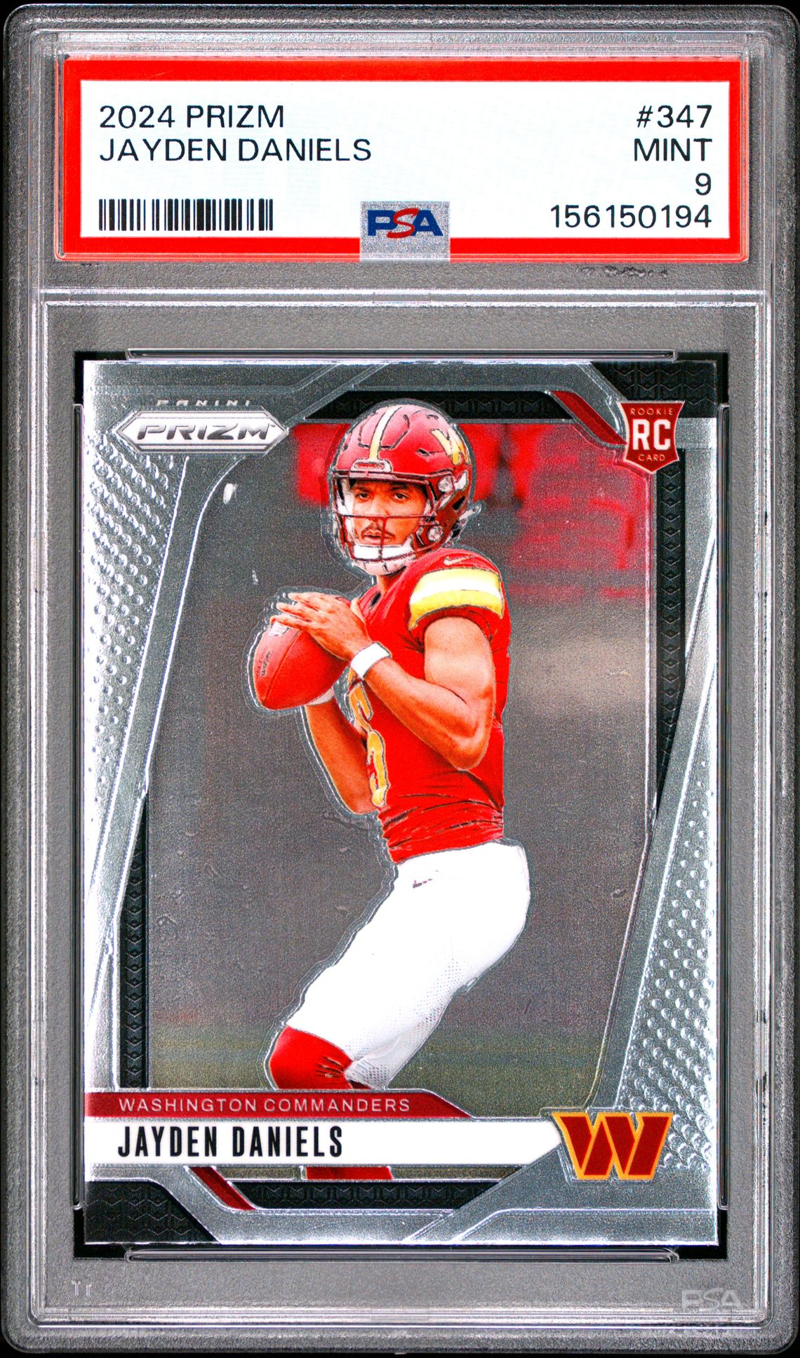 2024 Panini Prizm Jayden Daniels #347 Mint 9 front