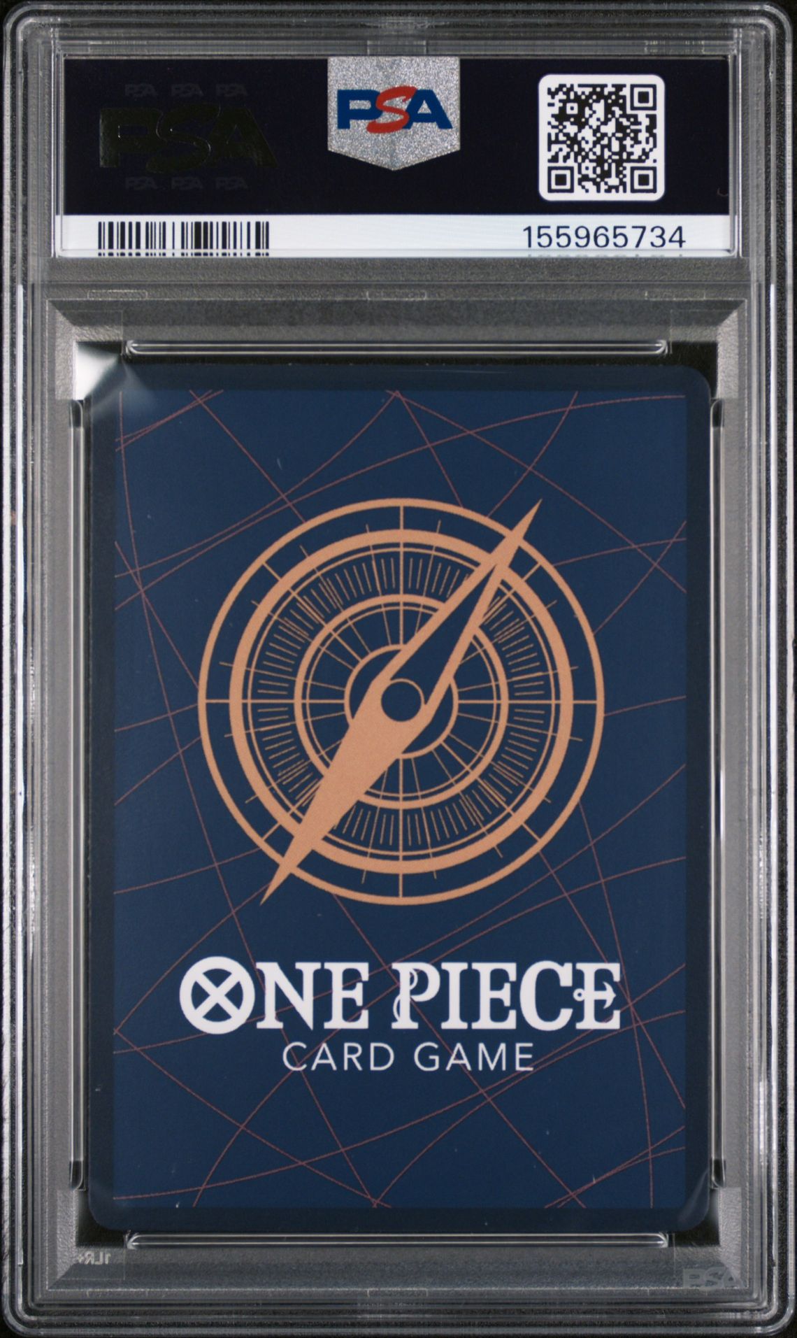 2025 One Piece Op13-Carrying On His Will Portgas D. Ace #119 (Alternate Art) Gem Mt 10 back view - PSA certificate #155965734