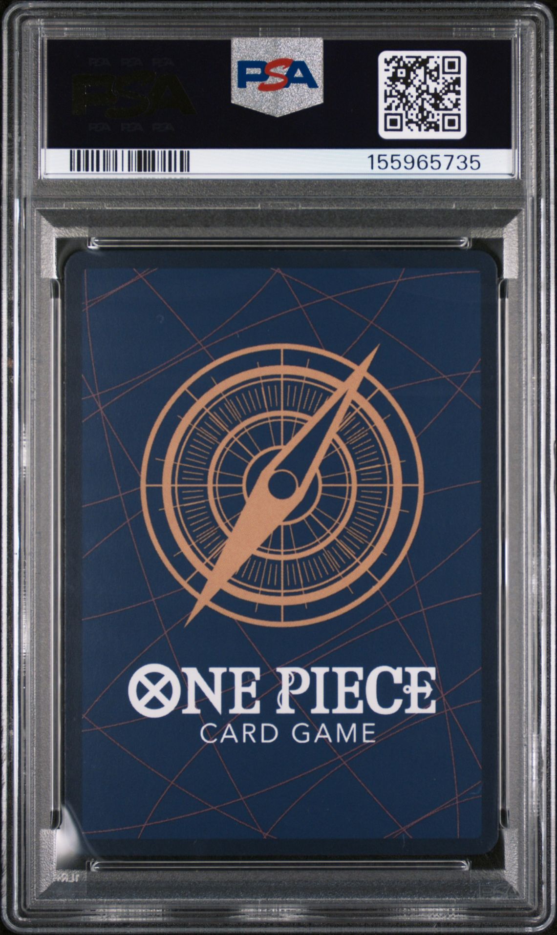 2025 One Piece Op13-Carrying On His Will Portgas D. Ace #119 (Alternate Art) Gem Mt 10 back view - PSA certificate #155965735