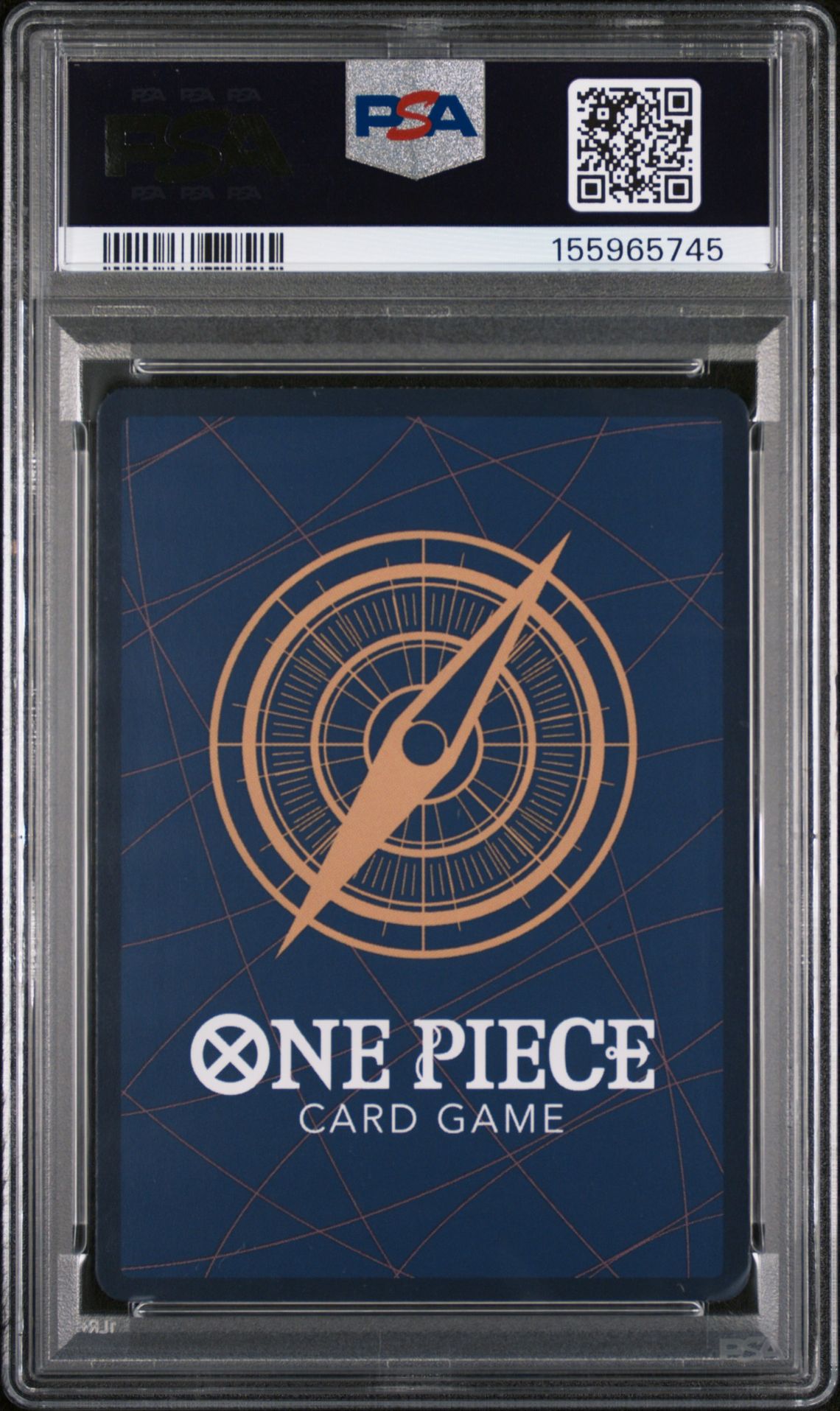 2024 One Piece Op07-500 Years In The Future Monkey D. Luffy #109 (Alternate Art) Gem Mt 10 back view - PSA certificate #155965745