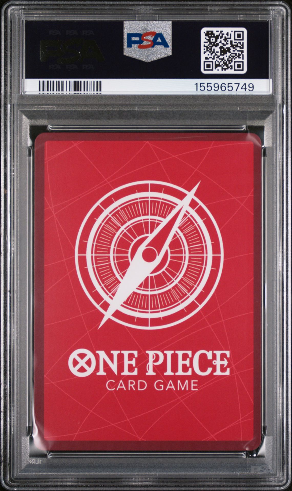 2026 One Piece Starter Deck St29-Egghead Monkey D. Luffy #001 (Black & White Alt Art) Gem Mt 10 back view - PSA certificate #155965749