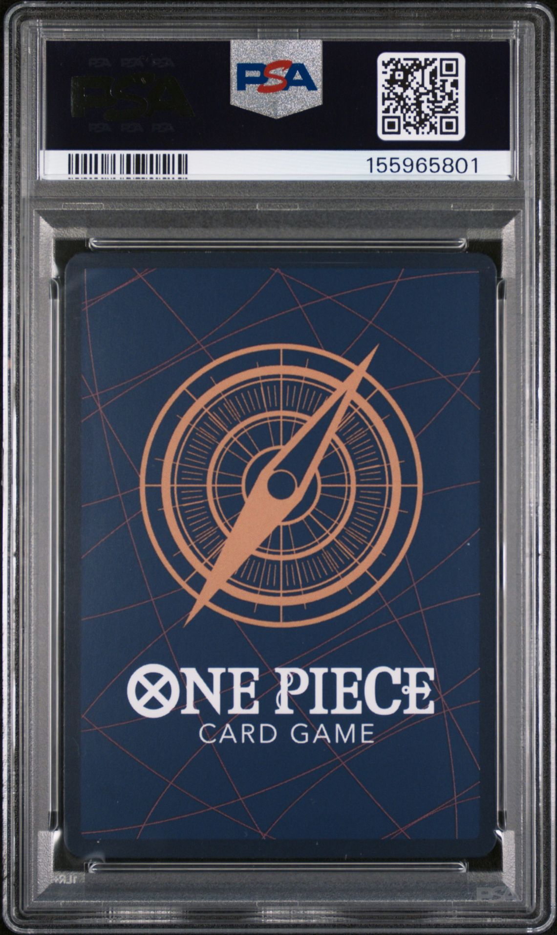 2026 One Piece Op14-Eb04-The Azure Sea's Seven Roronoa Zoro #015 (Alternate Art) Gem Mt 10 back view - PSA certificate #155965801