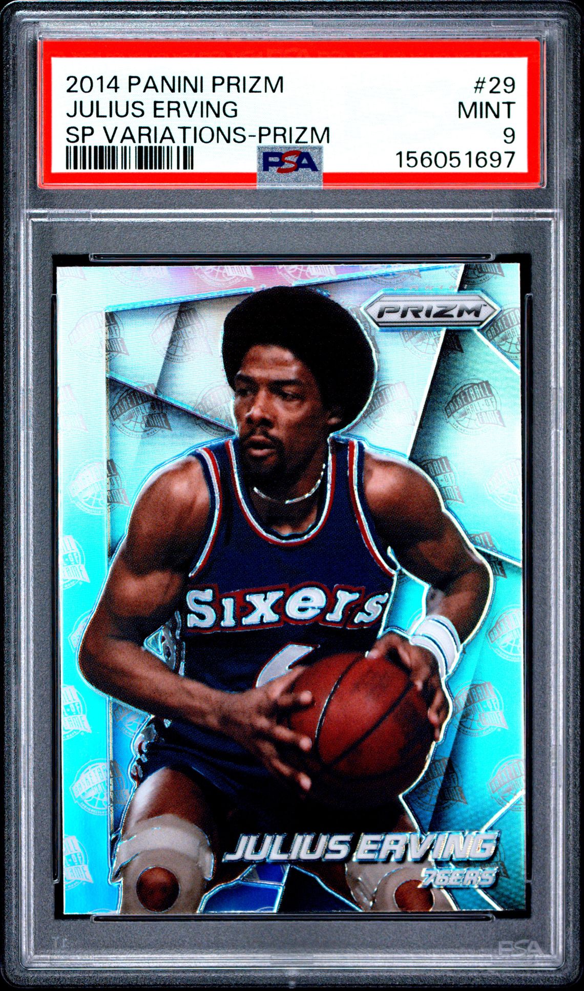 2014 Panini Prizm Sp Variations Julius Erving #29 (Sp Variations-Prizm) Mint 9 front