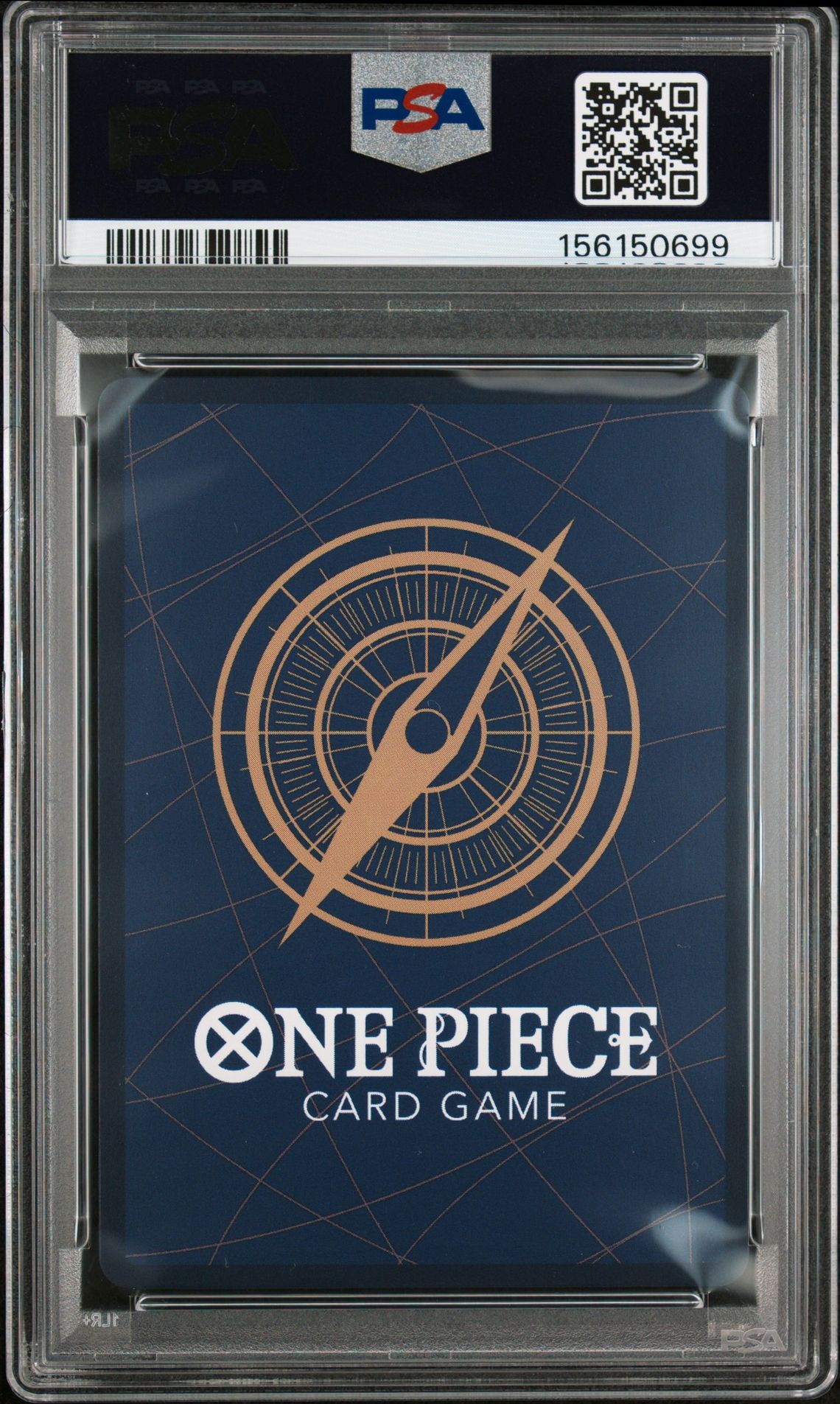 2025 One Piece Japanese Op14-The Azure Sea's Seven Kid & Killer #003 (Special Alternate Art) Gem Mt 10 back view - PSA certificate #156150699