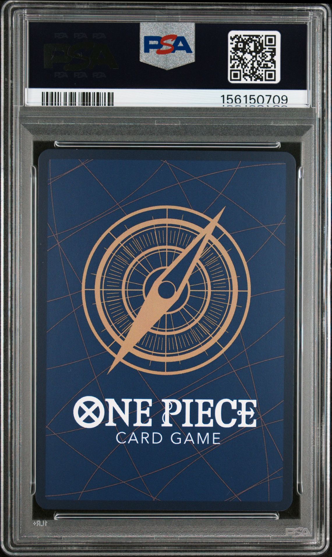 2025 One Piece Japanese Op13-Carrying On His Will Shanks #065 (Alternate Art) Gem Mt 10 back view - PSA certificate #156150709