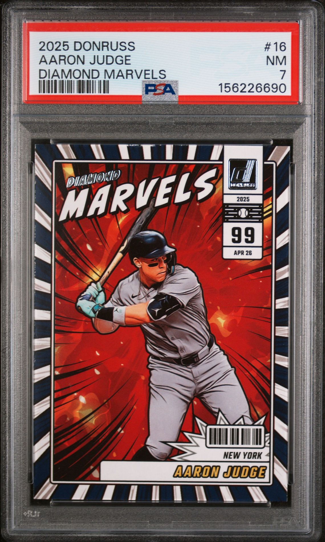 2025 Panini Donruss #16 Aaron Judge front