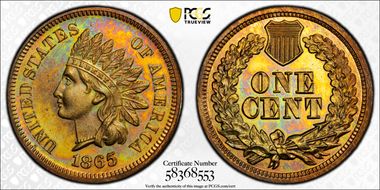 1865 1C PR64BN