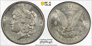 1878 7TF $1 Reverse of 1878 N1