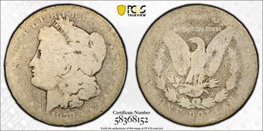 1878 7TF $1 Reverse of 1878 PO1