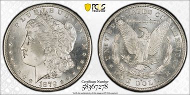 1879-S $1 MS67