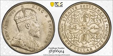 1907-H $1 Prid-6 AU53