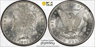 1883-CC $1 GSA Hoard MS63