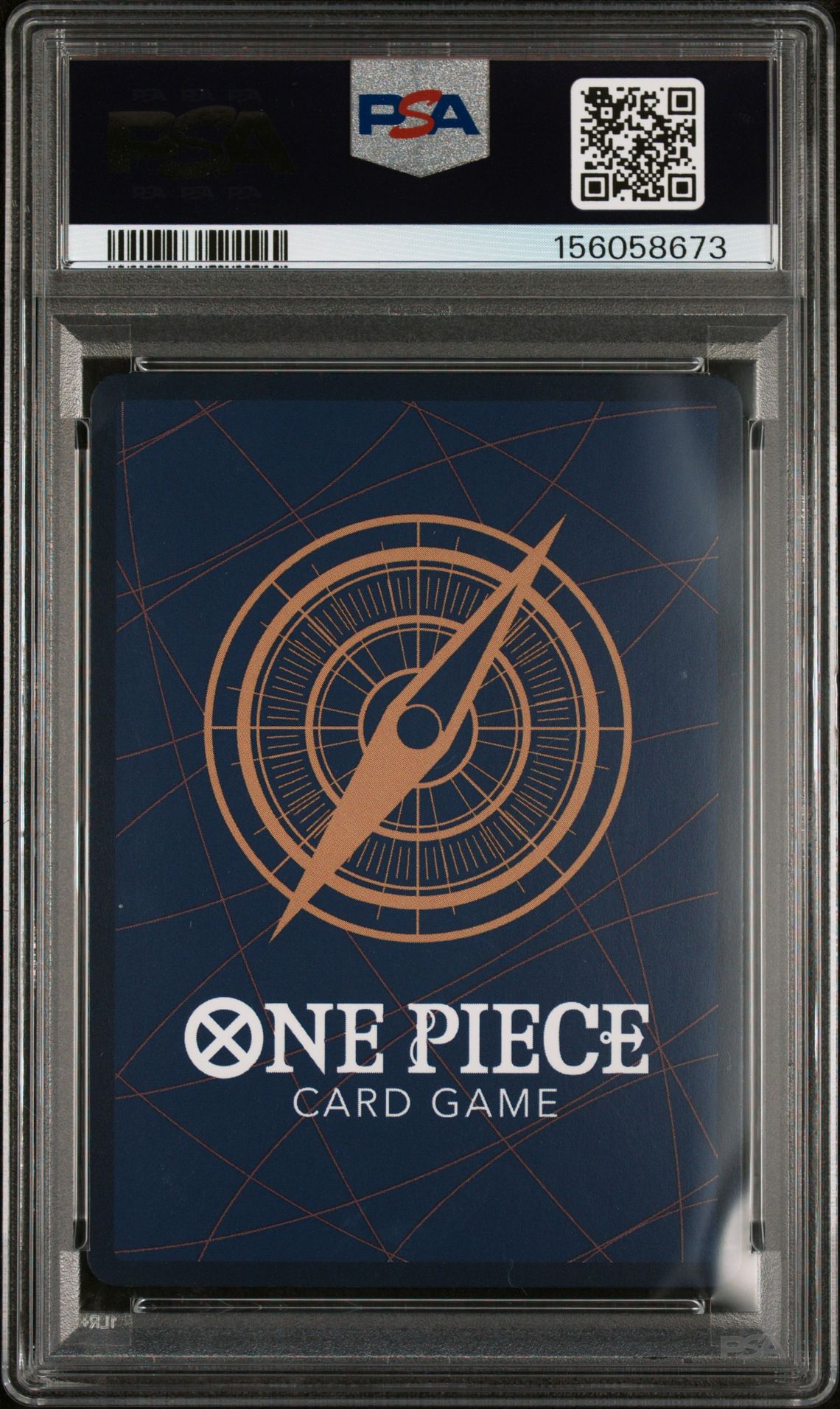 2026 One Piece Op14-Eb04-The Azure Sea's Seven Dracule Mihawk #030 (Special Alternate Art) Gem Mt 10 back view - PSA certificate #156058673