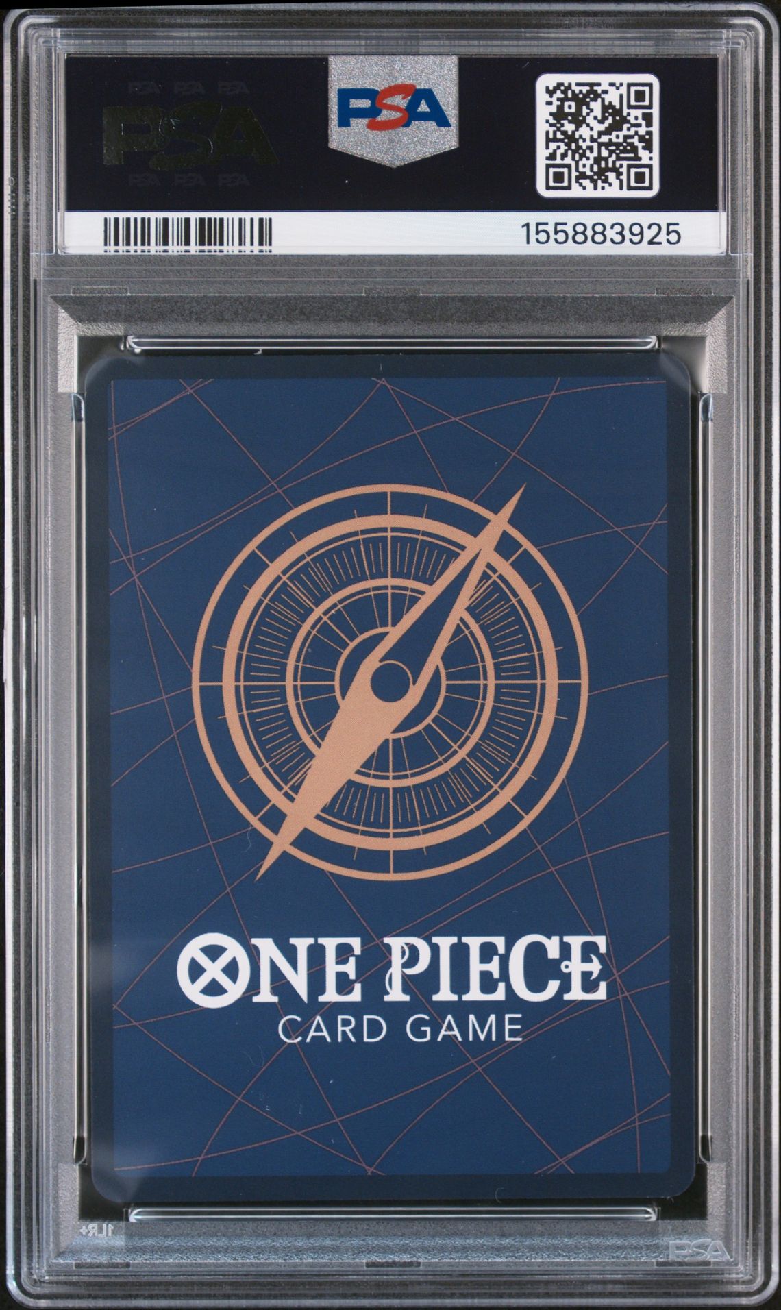 2024 One Piece Promos Monkey D. Luffy #043 (2Nd Ann Tournament-Prtcptn) Gem Mt 10 back view - PSA certificate #155883925
