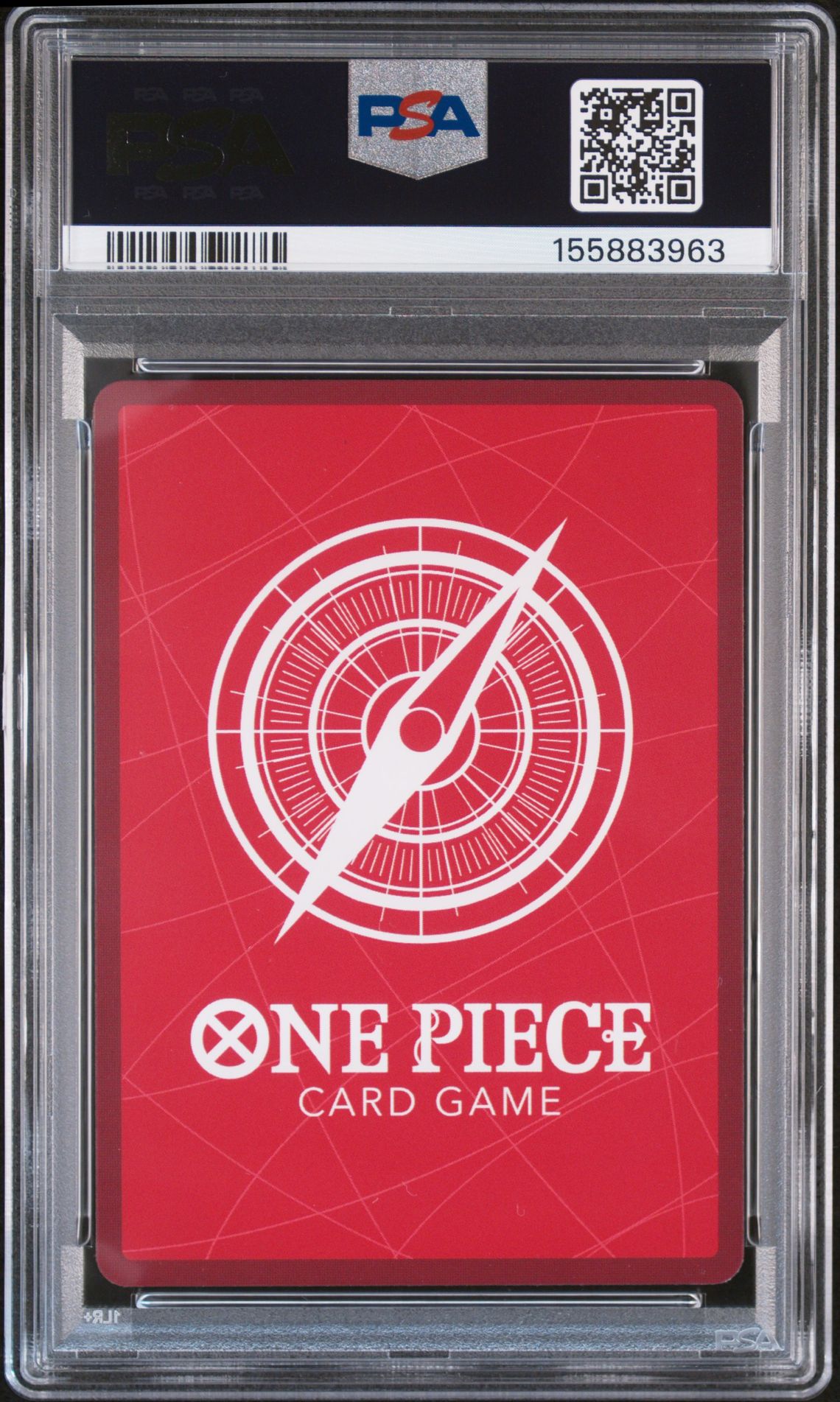 2026 One Piece Starter Deck St29-Egghead Monkey D. Luffy #001 (Black & White Alt Art) Gem Mt 10 back view - PSA certificate #155883963