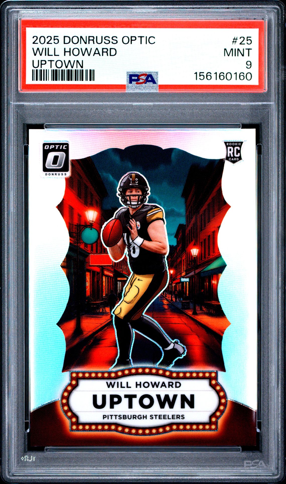 2025 Panini Donruss Optic Uptown Will Howard #25 Mint 9 front
