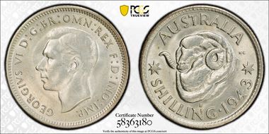1943-S Shil KM-39  Ag MS64