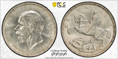 1935 Crown S-4048 .500 Silver MS64