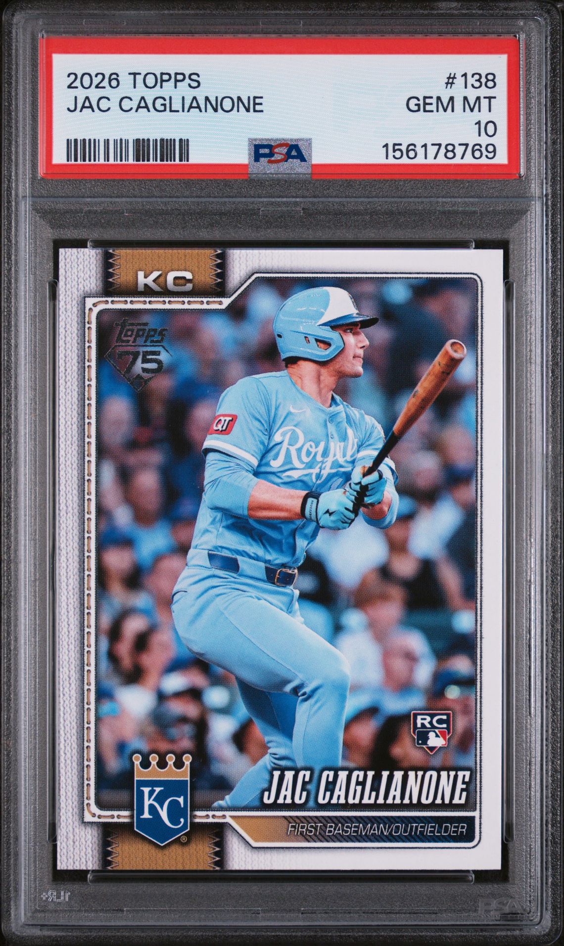 2026 Topps TOPPS #138 Jac Caglianone front