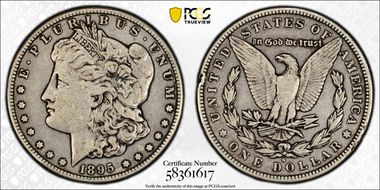 1895-S $1 VF25