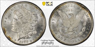 1878-CC $1 MS63