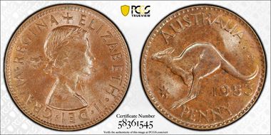 1953 A. (p) 1D MS64BN