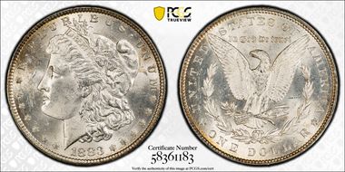 1883 $1 MS63