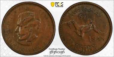 1943 Y. (p) 1D XF45BN