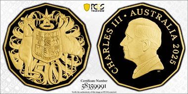 2025 50C Gold PR70DCAM