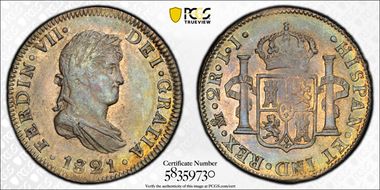 1821-Mo JJ 2 R Calico-880 AU58