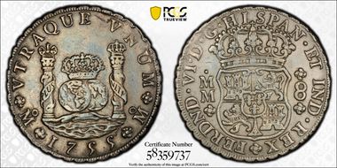 1755-Mo MM 8 R Yon-M8-55 Calico-489 XF40